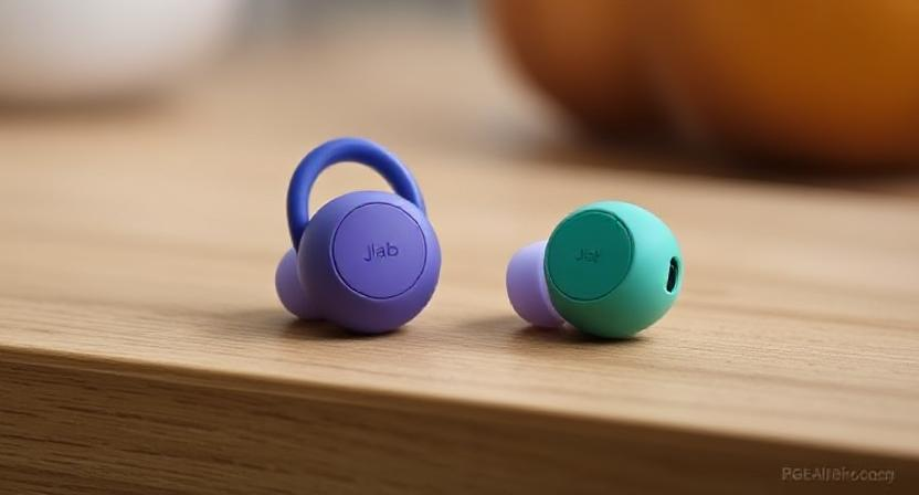 JLab Go Air Pop Wireless Earbuds: Sweat-Resistant, Dual Connect, Bluetooth 5.1 with 3 EQ Sound Settings in Stylish Teal