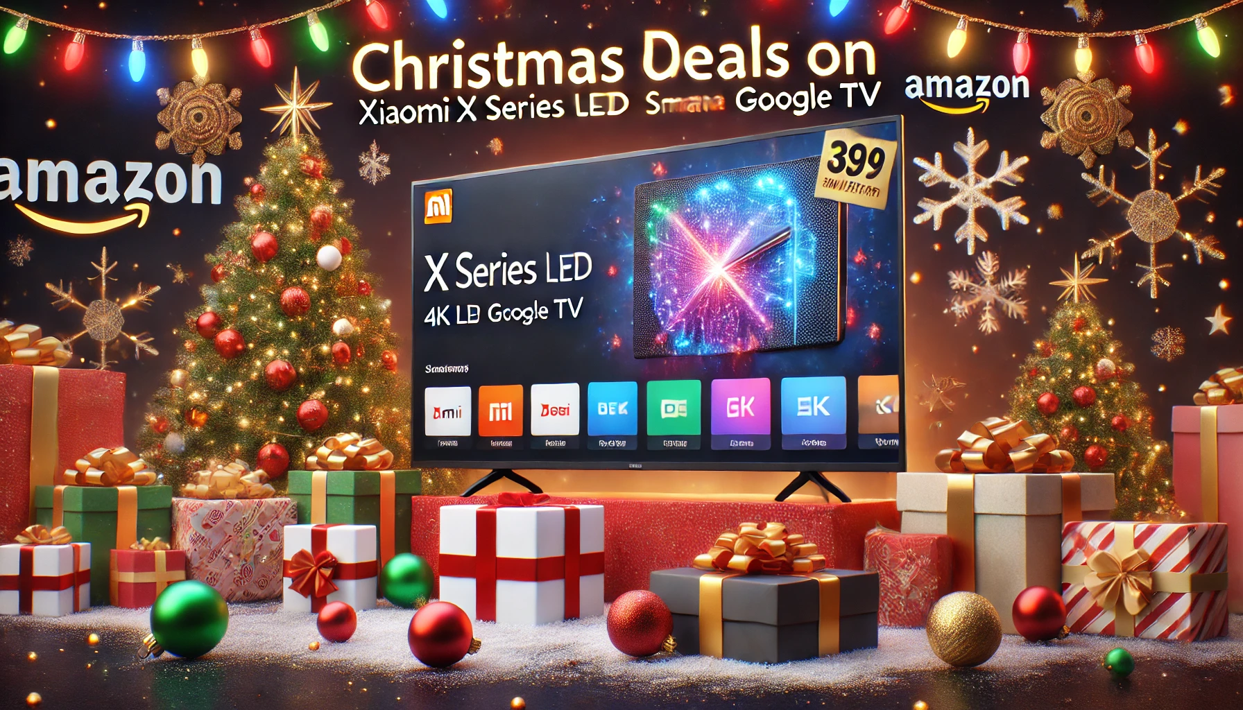 Christmas Deals on Amazon for Xiaomi X Series 4K LED Smart Google TV