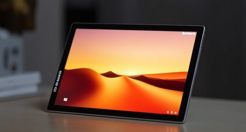 Lenovo Yoga Tab Plus 2025 tablet placed on a table