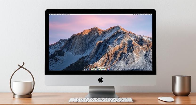 MacBook screen with Apple Intelligence grammar and style suggestions on an article draft.