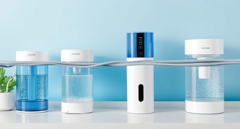 Aquaguard Aura NXT RO UV UF water purifier in a kitchen setting.