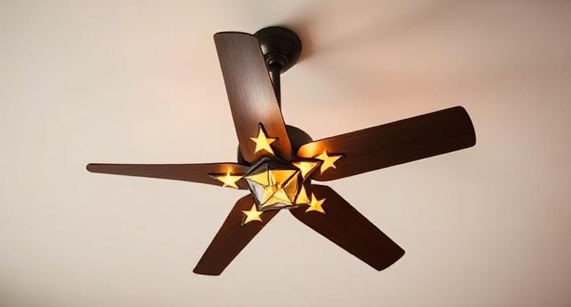 Energy-efficient 5 star rated ceiling fan with modern design and high-speed performance