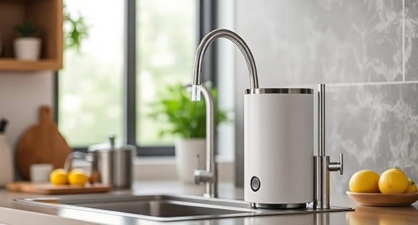 Budget-friendly RO water purifier installed in Indian home