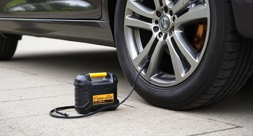 Portable Electric Tyre Inflator for Cars, Bikes & SUVs – Fast Air Compressor Pump