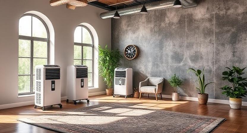 Premium air cooler 2025 with smart display