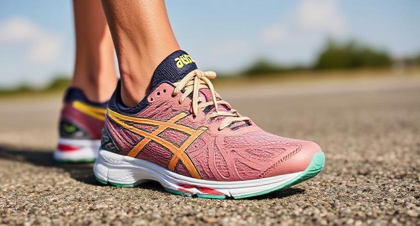 ASICS GEL‑Scram 6 running shoes in black with red sole