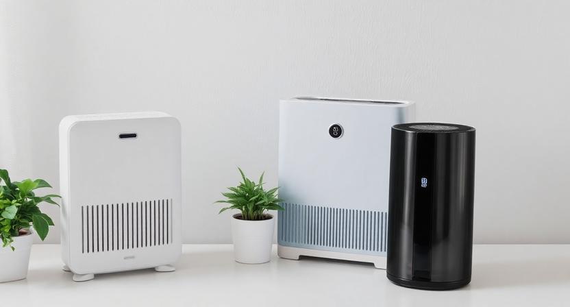 Quiet Hepa Air Purifier for Allergies, Pet Dander, Dust, and Improved Indoor Air Quality in Bedrooms and Large Spaces.