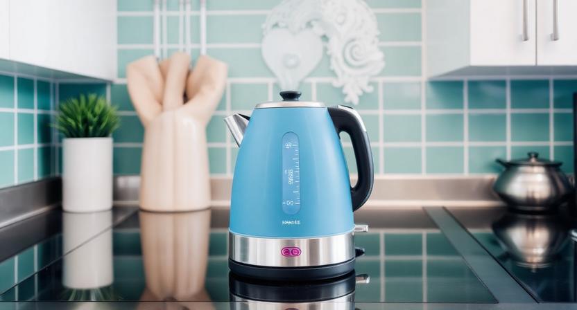 Stainless Steel Electric Kettle with Gooseneck Spout and Temperature Control for Precise Pour-over Coffee. Fast, Cordless Boiler.