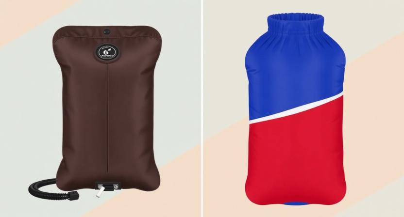 Soft Velvet Electric Hot Water Bag with Leak-proof Seal for Period Cramp Relief and Winter Warmth During Republic Day Sale.
