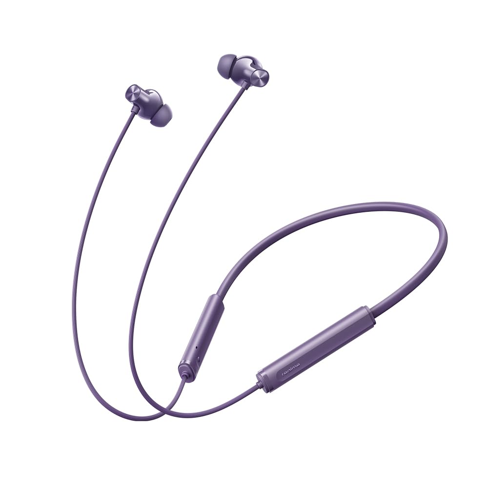 Realme Buds Wireless 5 Anc in Ear Bluetooth Headphones,50db Anc, 13.6mm Dynamic Bass Driver,360? Spatial Audio,45ms Low Latency,upto 38hrs Playback,ip55 Rating,dual Device Connection(twilight Purple)