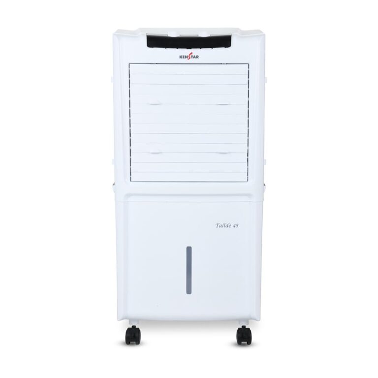 Kenstar TallDe HC 45 L Room/Personal Air Cooler For Home| Honeycomb Pad |High Speed Fan |40 Ft Powerful Air Throw|Inverter compatible |Portable Cooler-Room|1-Yr Product Warranty|White & Black