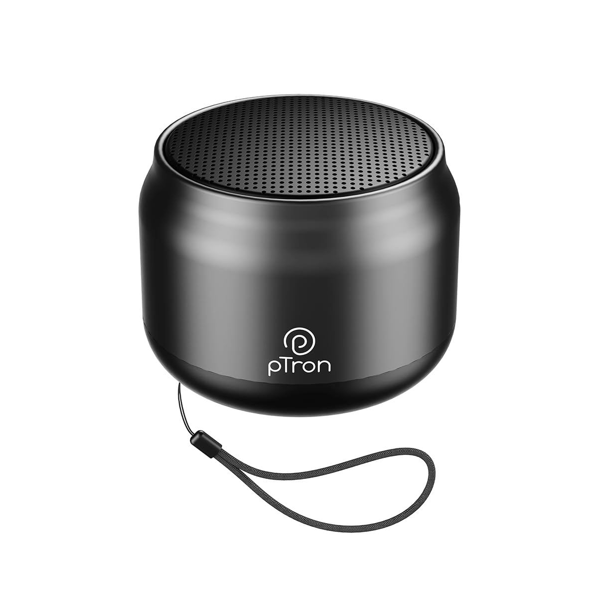 Ptron Newly Launched Fusion Hook V2 6w Bluetooth Speaker with 8 Hrs Playtime, 2.04" Neo Driver for Pristine Sound, Mini Size Portable Speaker, Btv5.1 Connectivity, Tws Feature & Type C Charging(black)