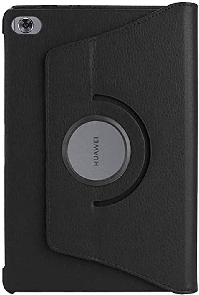 Casodon Folio Flip Case for Huawei Mediapad M5 Lite 10.1 Inch - Premium Pu Leather Stand Cover for Huawei Mediapad M5 Lite 10.1 Inch Tablet