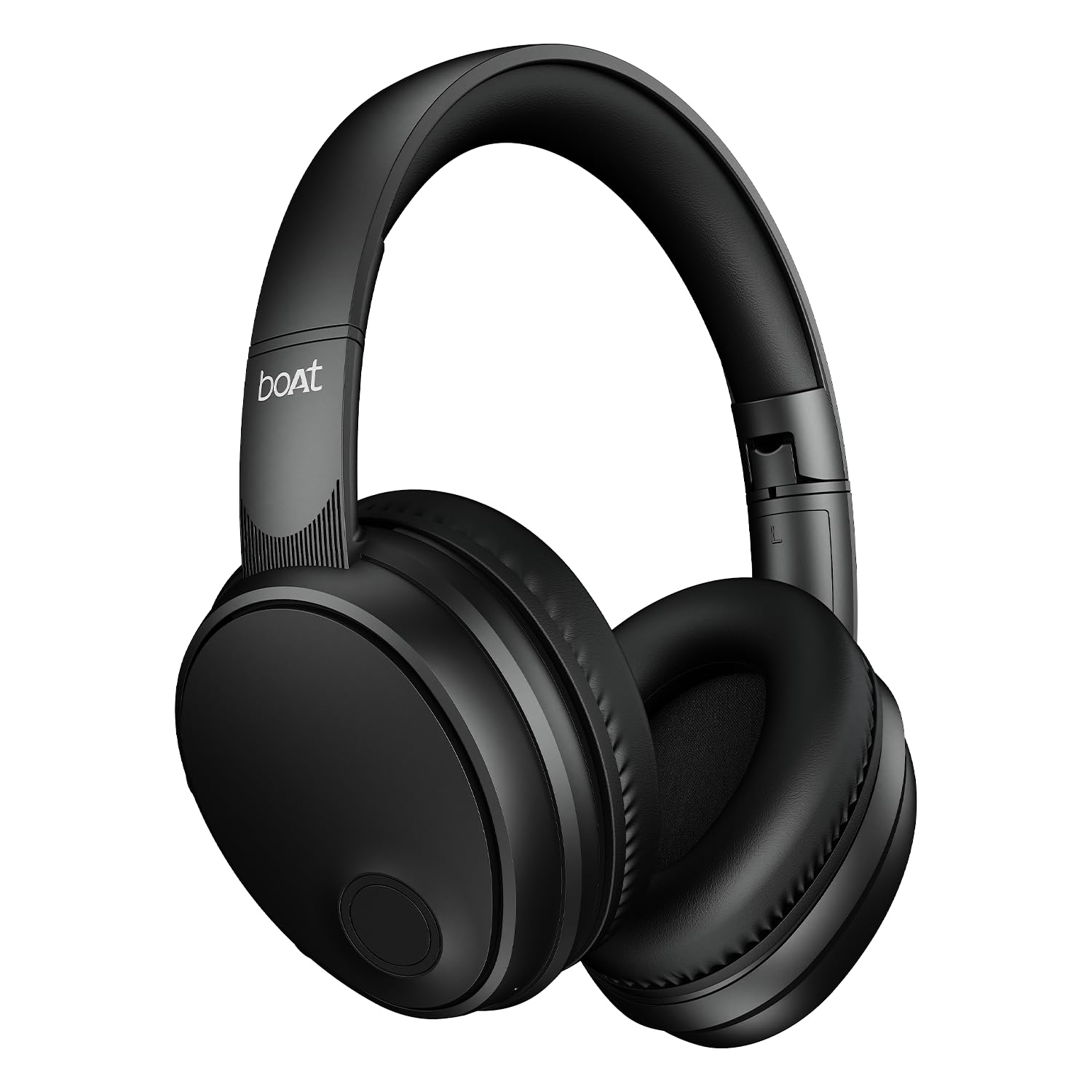 Boat Rockerz Trendz, 40mm Drivers, 50hrs Battery, 60ms Low Latency, Enx Tech, Bt V5.4, Foldable Cups, Voice Assistant, Bluetooth Headphones, Wireless Headphone with Mic (black Sabre)