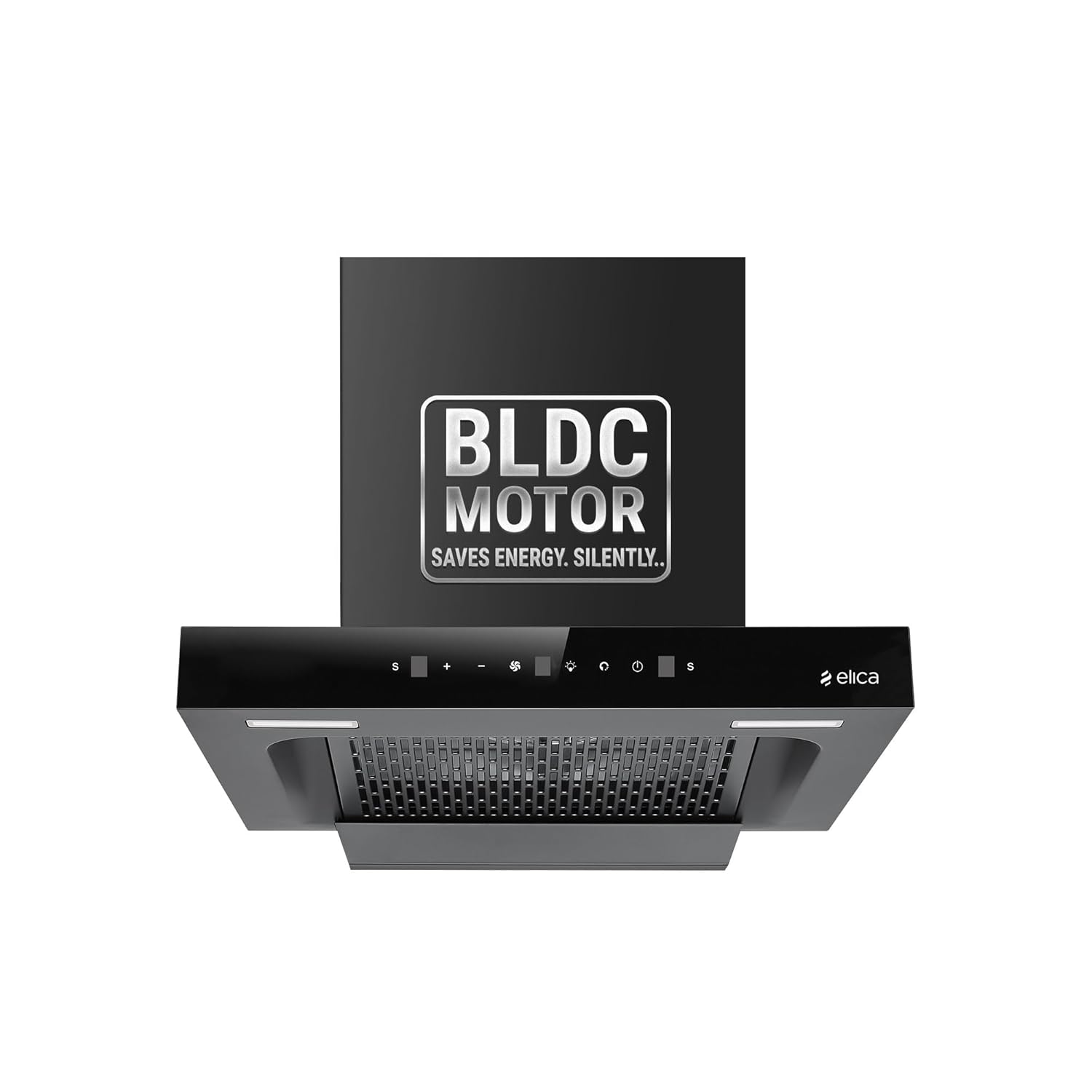Elica 60cm 1500 M3/hr Bldc Filterless Autoclean Kitchen Chimney T-shape | 15 Years Motor & 5 Years Comprehensive Warranty | Spt Fl 600 Bldc Hac Ltw Ms Nero | Black | Touch + Motion Sensor Control