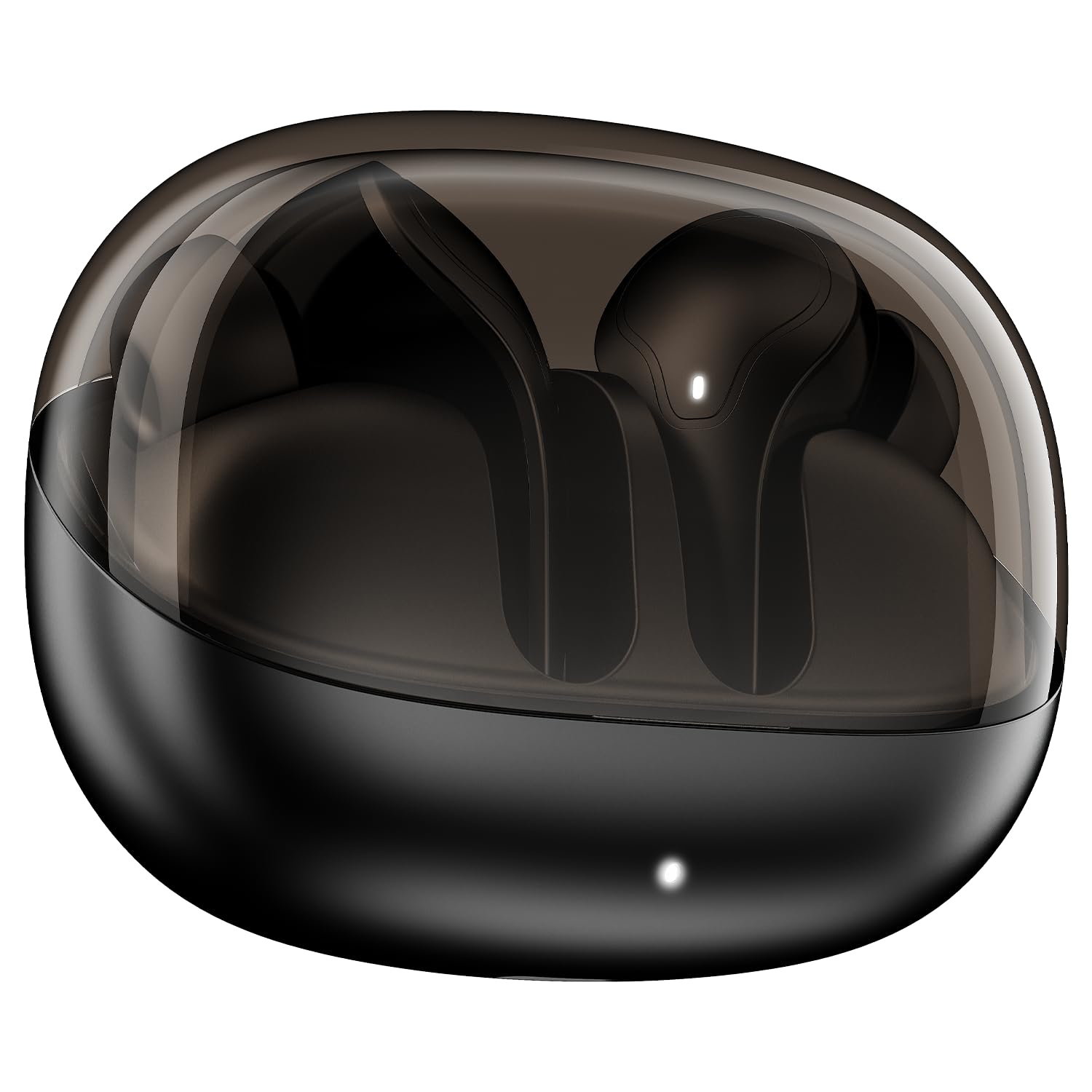 Boat 2025 Launch Airdopes Plus 311,glass Design,enx Tech,50 H Battery, Fast Charge, Stream Ad Free Music Via App Support, Bluetooth Earbuds, Tws Ear Buds Wireless Earphones with Mic (charcoal Black)