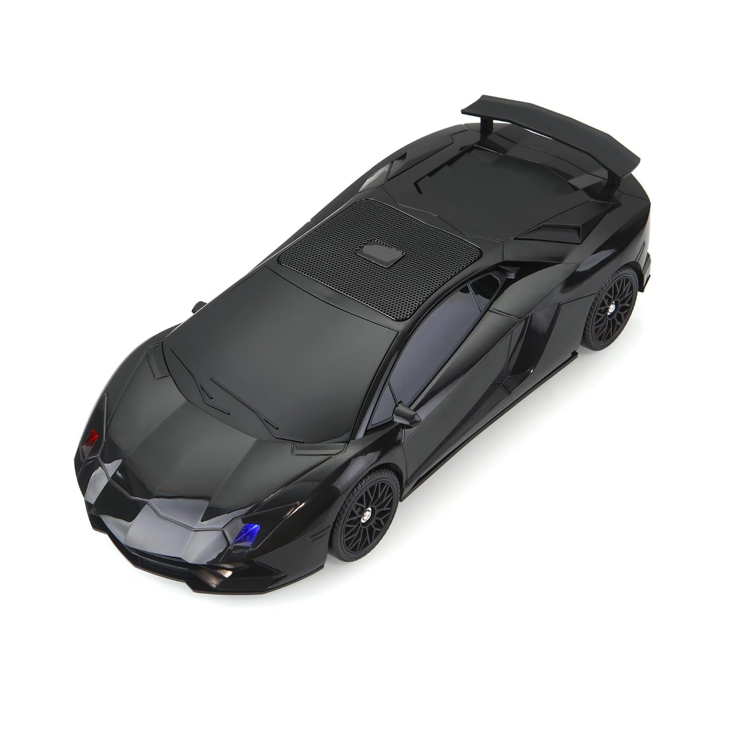 Vrjtec Car Design Wireless Speaker Usb/fm Support Rgb Light/tf Card/1200mah Battery 10 W Car Toy Design Bluetooth Speaker (black)