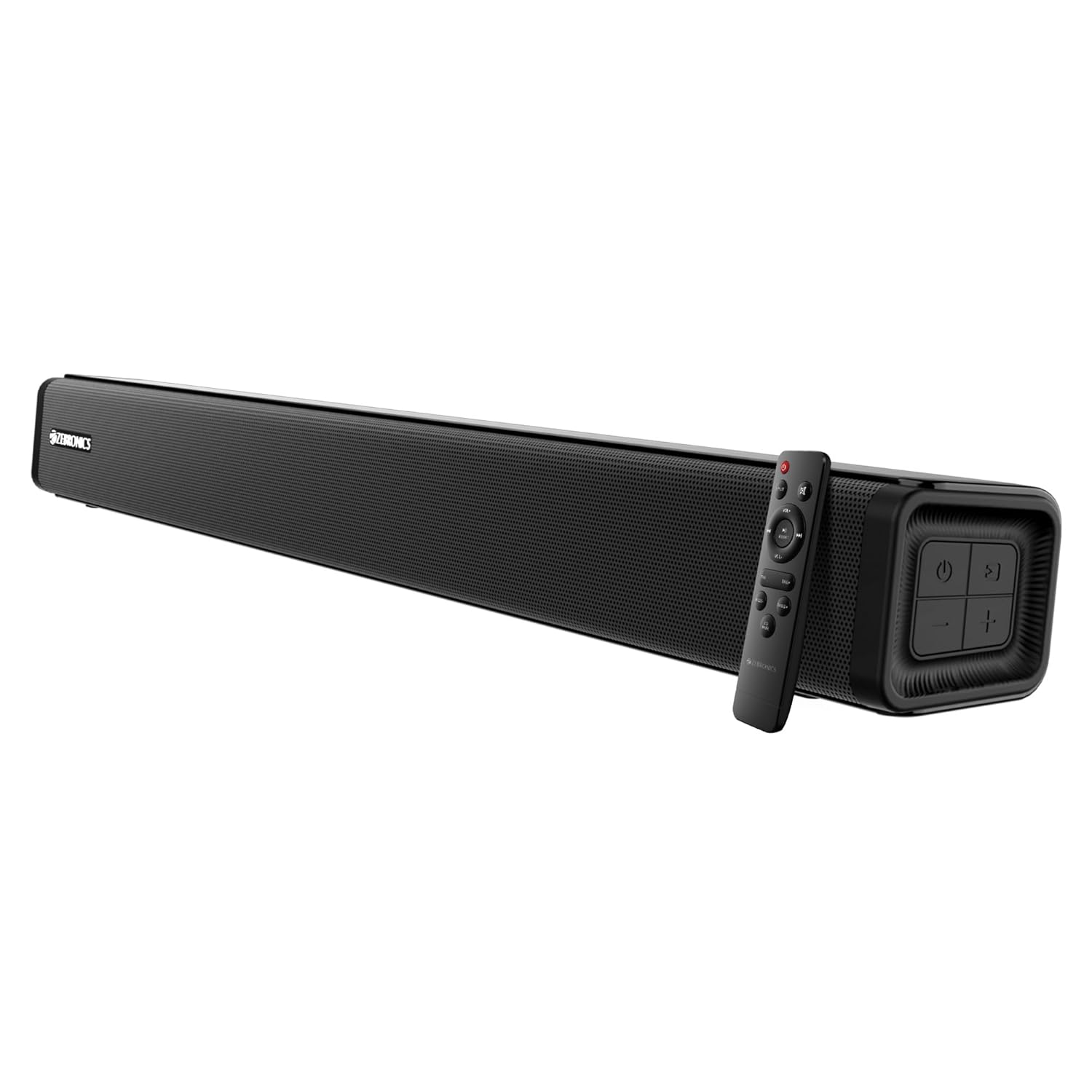 Zebronics Zeb-juke Bar 2500 Wireless Bluetooth Single Soundbar with Supporting Wall Mount, Usb, Aux, Optical in & Remote Control. (35 Watt, 2.0 Channel)