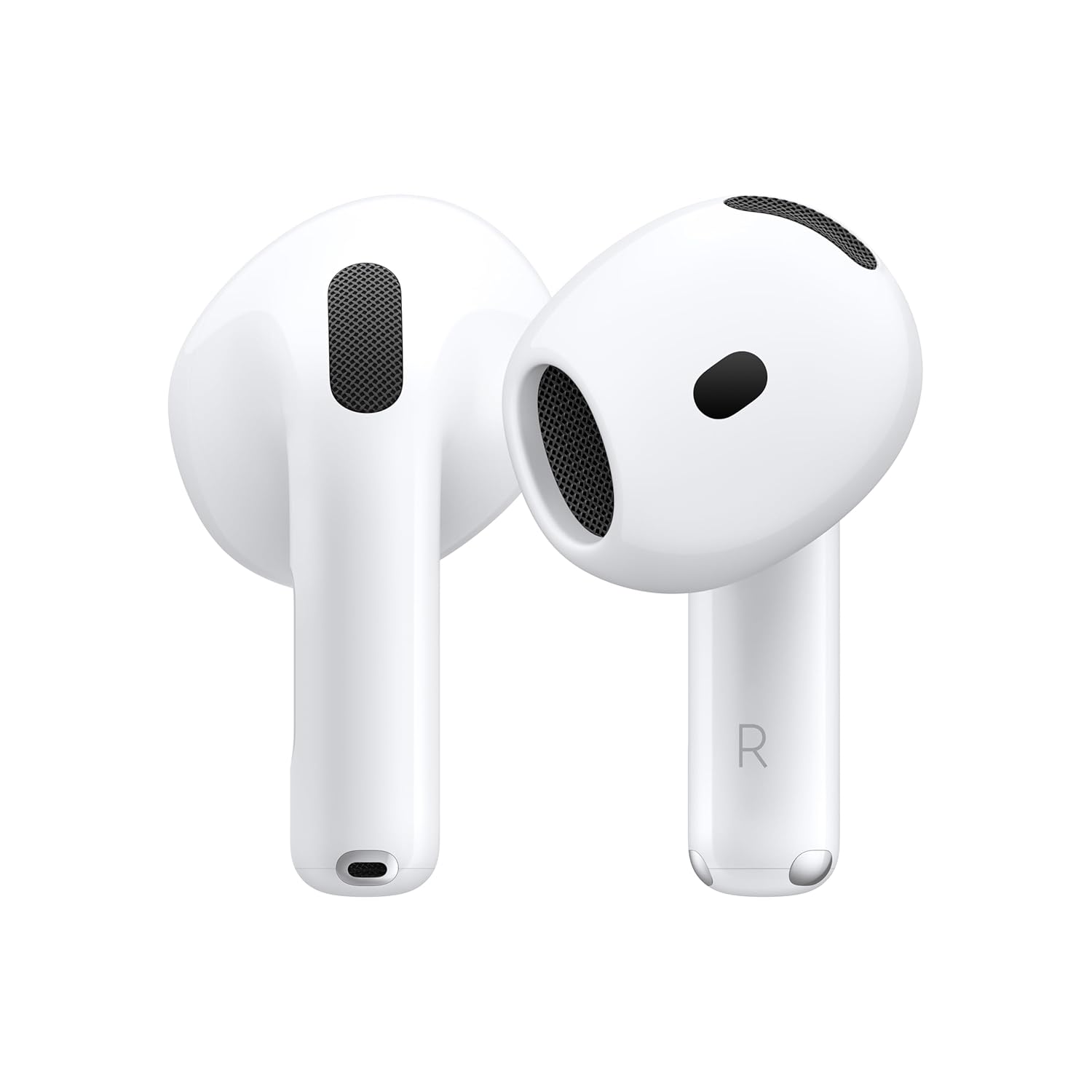 Apple Airpods 4 Wireless Earbuds, Bluetooth Headphones, Personalised Spatial Audio, Sweat and Water Resistant, Usb-c Charging Case, H2 Chip, Up to 30 Hours of Battery Life, Effortless Setup for Iphone