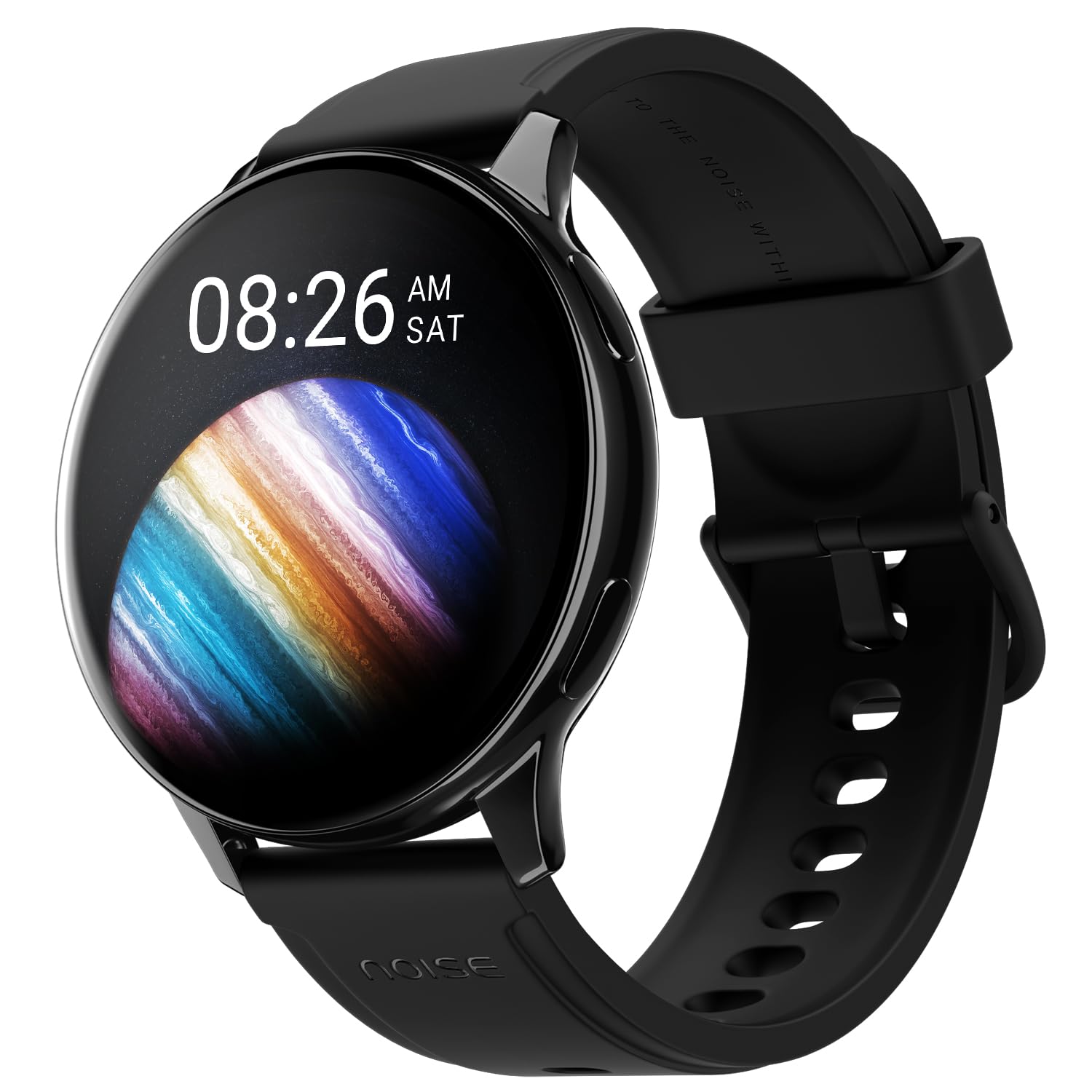 Noise Vortex Plus 1.46 Amoled Display, Aod, Bt Calling, Sleek Metal Finish, 7 Days Battery Life, All New Os with 100+ Watch Faces & Health Suite (black)