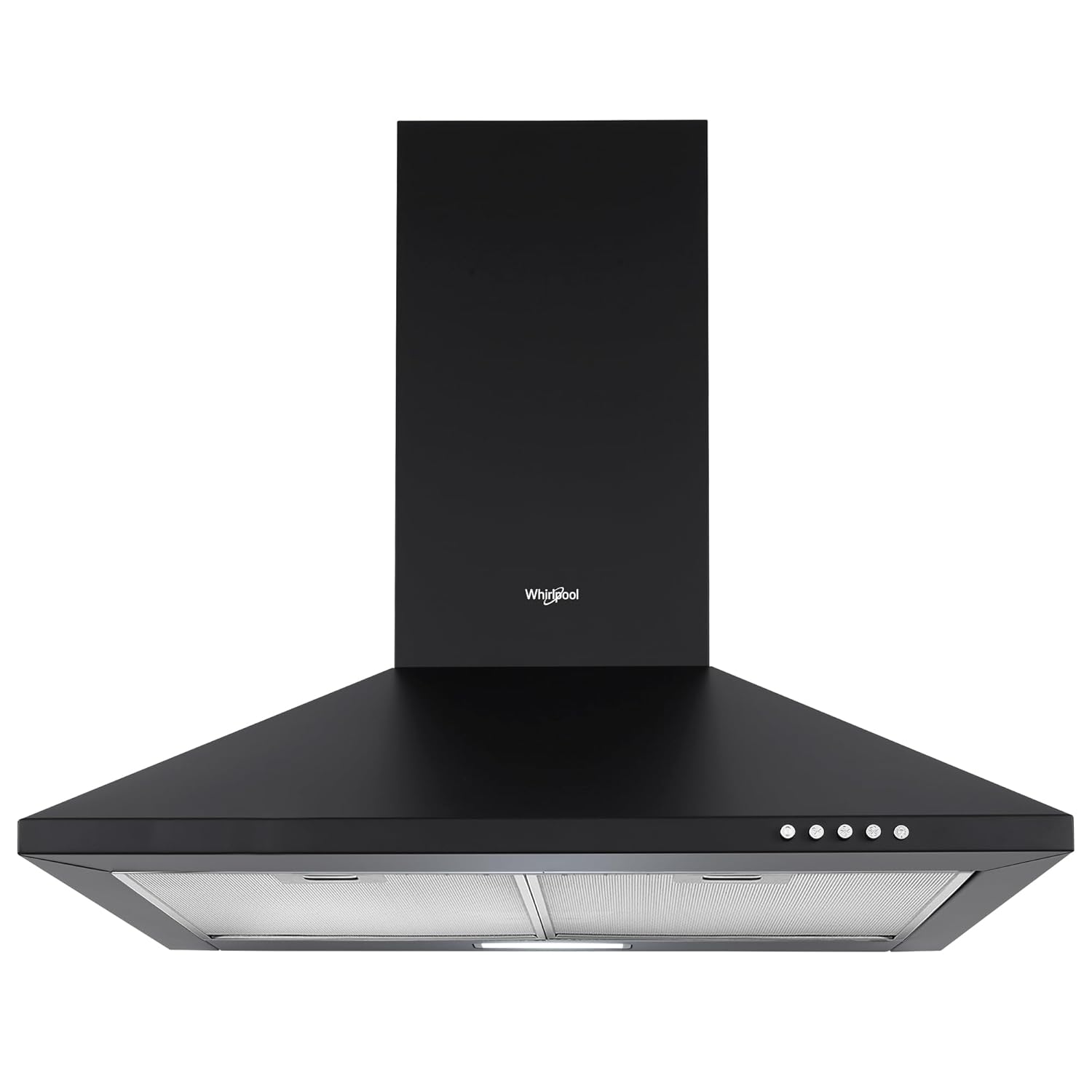 Whirlpool 60cm 900 M3/hr Cassette Filter Kitchen Chimney with 5 Years Warr on Motor | Classic Plus Cf 60 Bk Hood | Black | 3 Speed Push Button Control