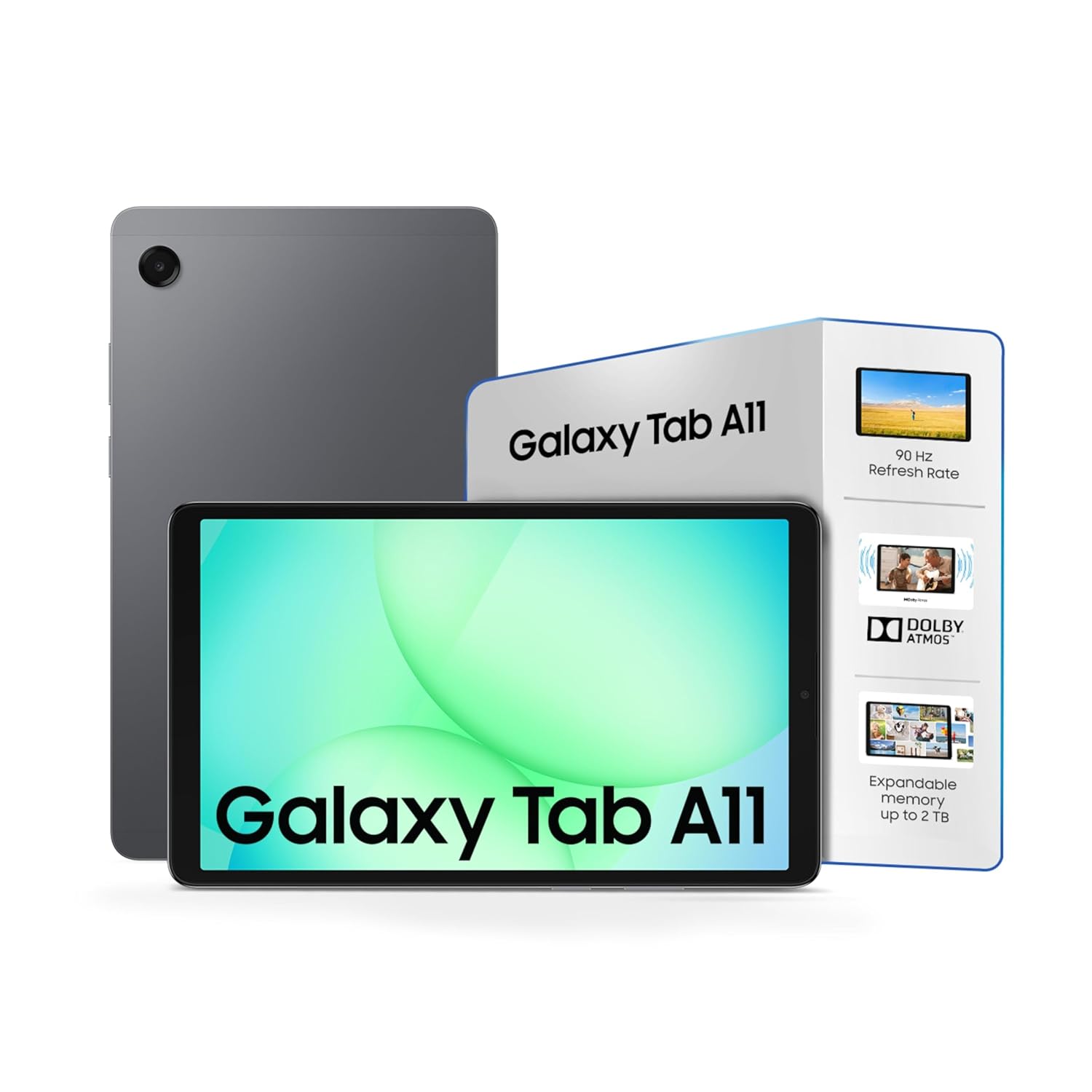 Samsung Galaxy Tab A11, 22.05 Cm (8.7 Inch) Tft Lcd Display, 8 Gb Ram, 128 Gb Storage, Wi-fi + Lte Tablet, Gray