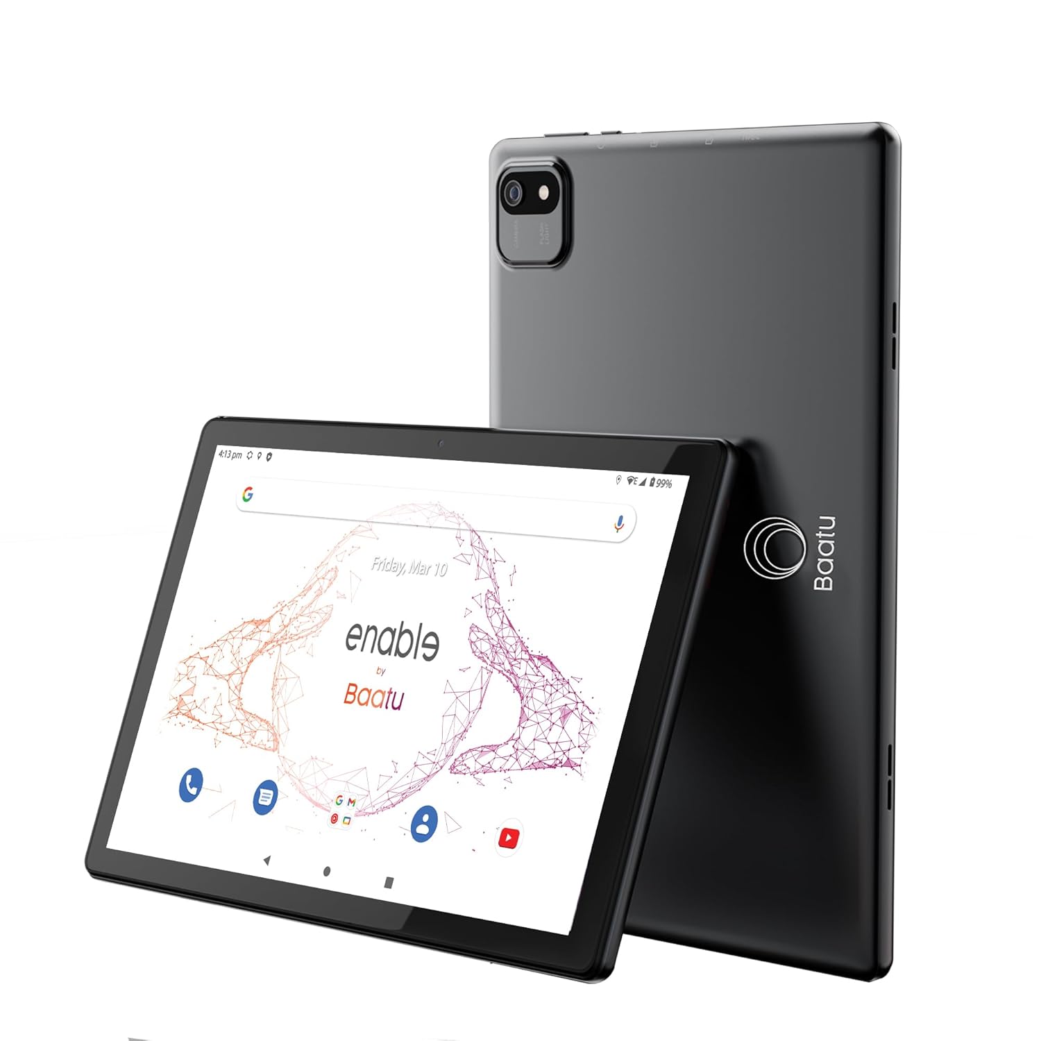 Enable Tablet - Parental Control Tab for Kids (10.1 Inch) | Screen Time Monitor, App Blocker, Content Monitor & Location Tracking | 6000 Mah Battery | 4g & Wifi Calling | 4gb Ram, 64 Gb Rom