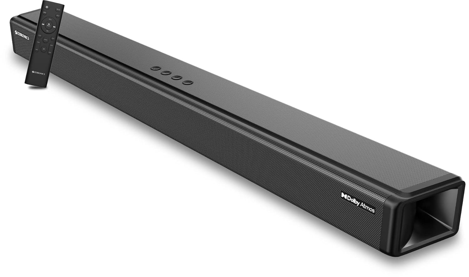 Zebronics Juke Bar 3850 Pro 170w Bt, Hdmi, Aux, Usb, Optical Soundbar with Dolby Atmos - Black