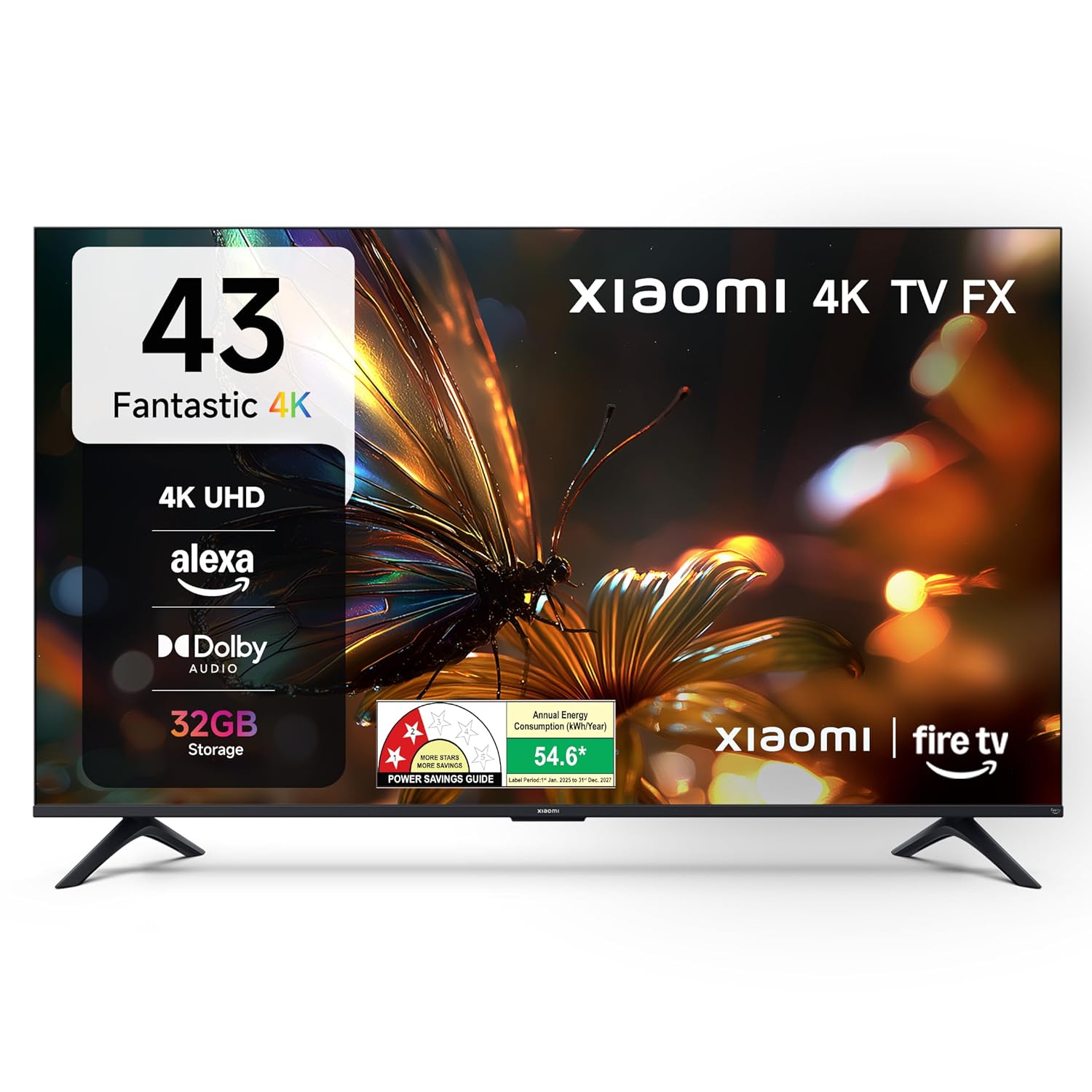Xiaomi 108 Cm (43 Inch) Fx Ultra Hd 4k Smart Led Fire Tv L43mb-fin