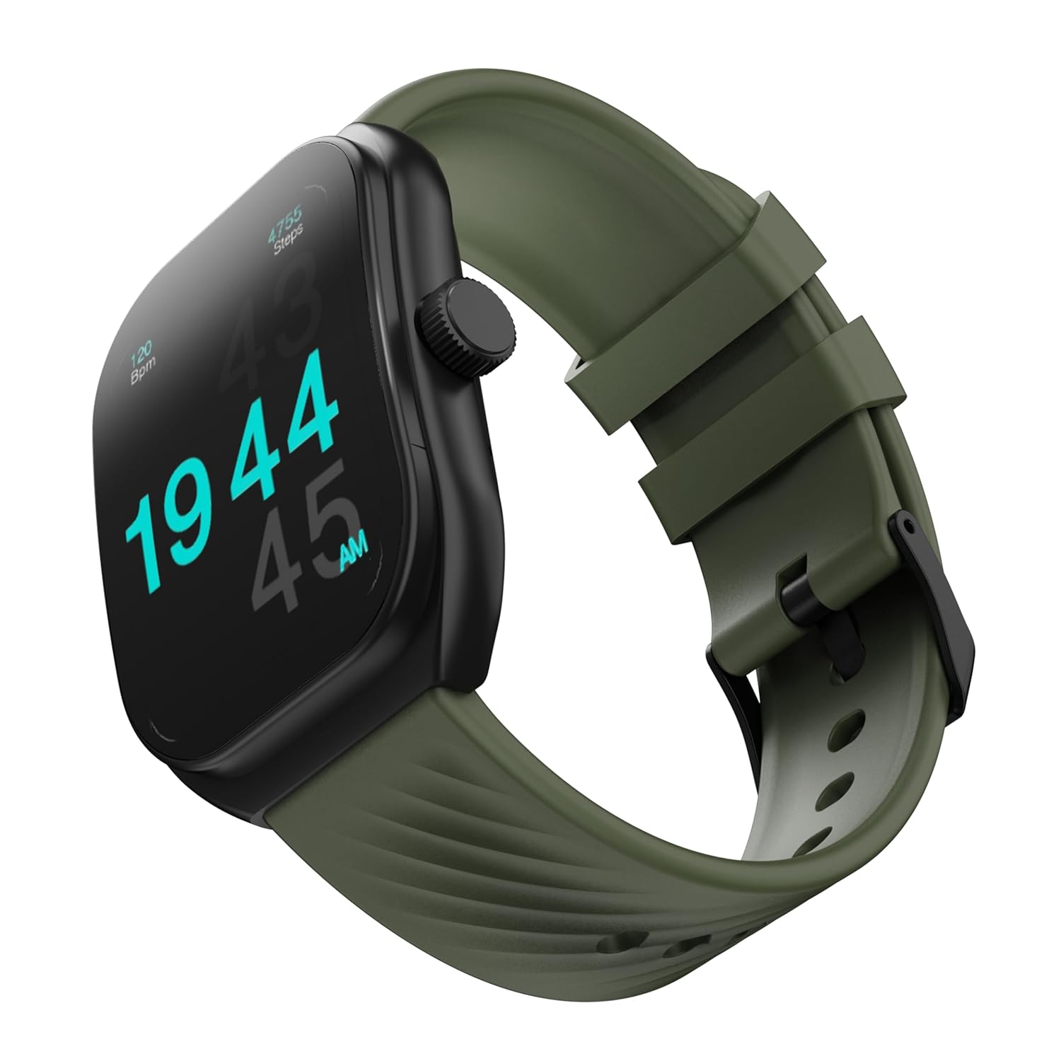 Goboult Trail Smart Watch 2.01'' 3d Curved Hd Display, Bt Calling, Working Crown, 190+watchfaces,500nits Brightness, Ai Voice Assistant, Spo2 Monitoring, 120+ Sports Mode(jade Green)