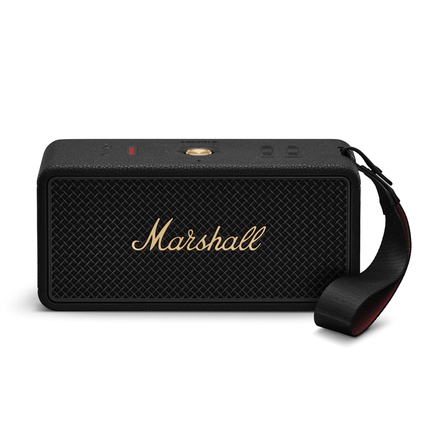 Marshall Middleton Ii Bluetooth Portable Bluetooth Speaker, over 30 Hours Playtime, Ip67 Waterproof - Black and Brass