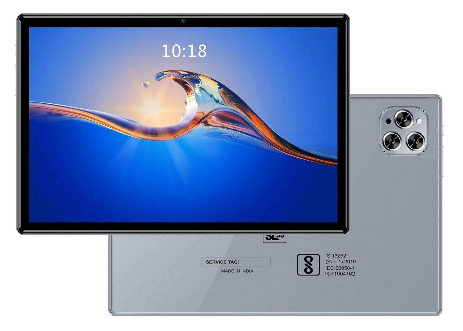 Domo Slate Sl39 10.1-inch 4g Tablet Pc | 4gb Ram + 32gb Inbuilt Storage |1tb Expandable | Dual Sim Slot, Octa Core Cpu, Gps, Bluetooth [grey]