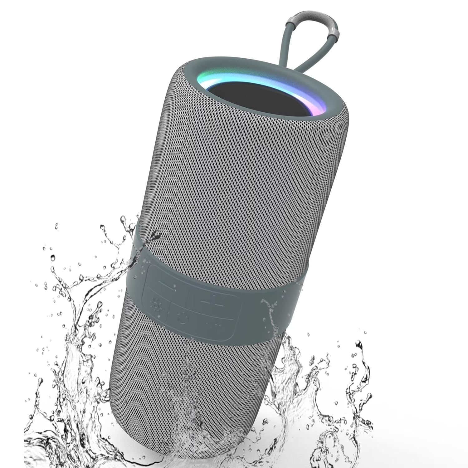 15 Years Warranty M25 Bass Boosted Wireless Speaker | Portable Ip67 Waterproof Bluetooth 5.3, Rgb Music Lighting, Tws Stereo Pairing & Long Playtime for Travel & Parties