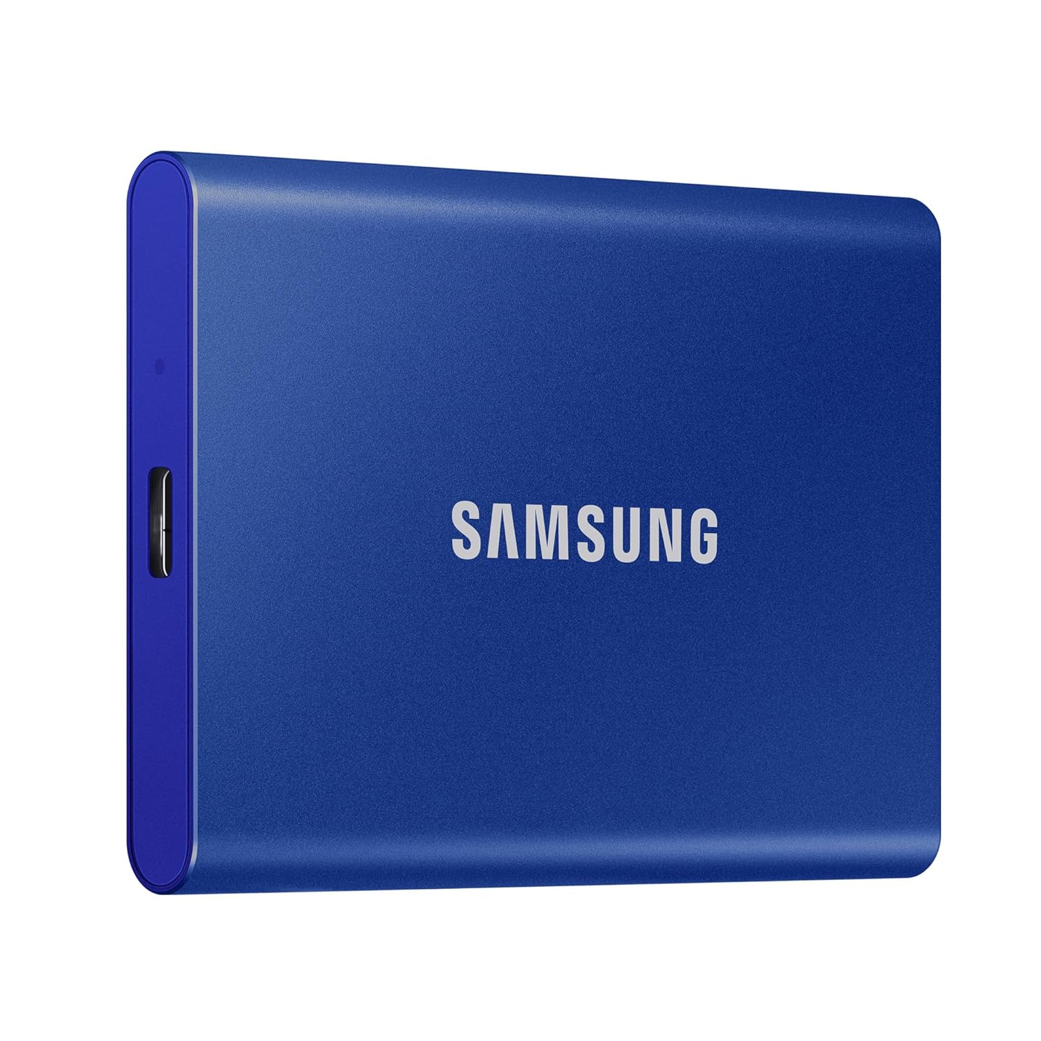 Samsung T7 1tb, Portable Ssd, Up to 1050mb/s, Usb 3.2 Gen2 + 2mo Adobe Cc Photography, Gaming, Students & Professionals, External Solid State Drive (mu-pc1t0h), Blue