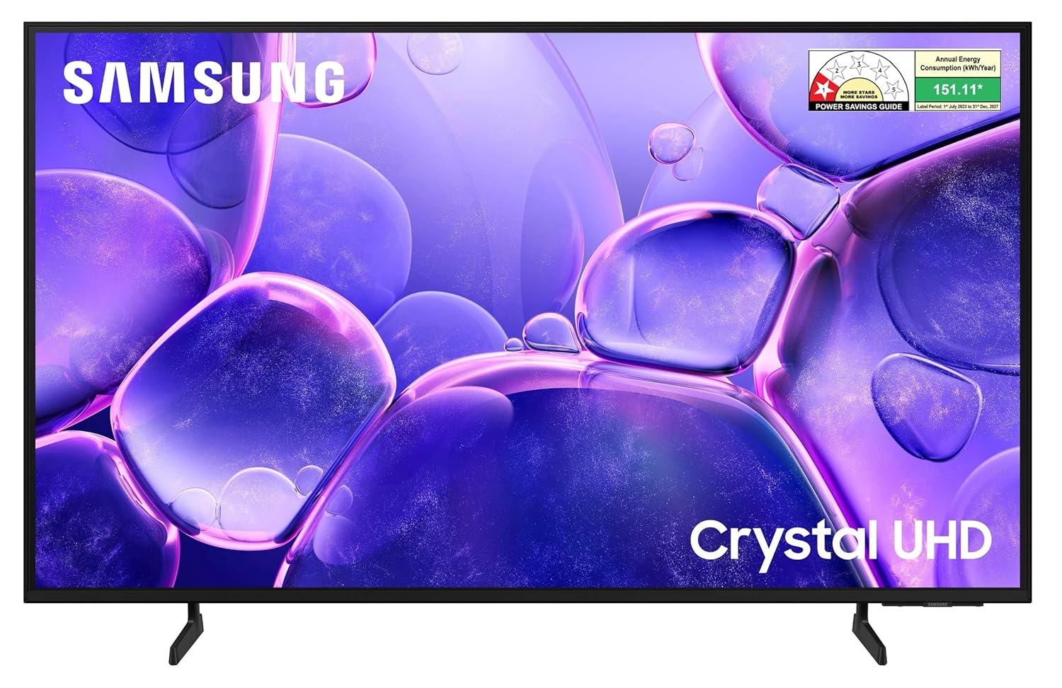 Samsung 108 Cm (43 Inches) Crystal 4k Ultra Hd Smart Led Tv Ua43u8100fulxl (black)