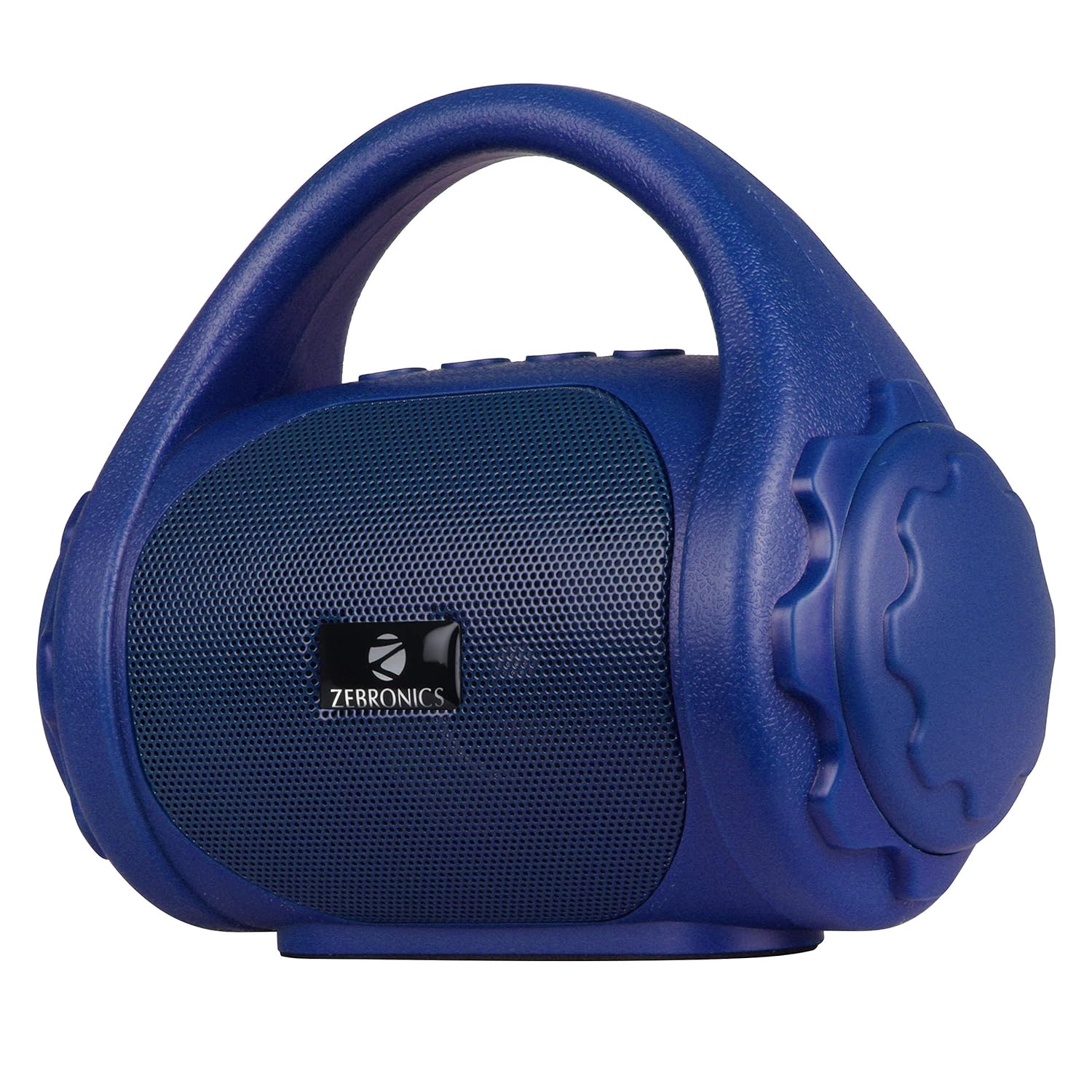 Zebronics County 3w Wireless Bluetooth Portable Speaker with Supporting Carry Handle, Usb, Sd Card, Fm & Call Function (blue)