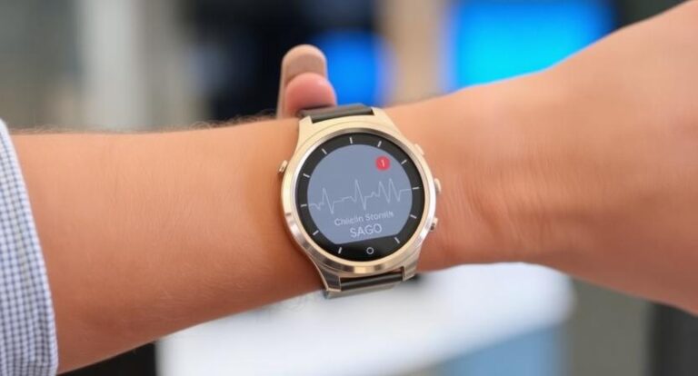 Rose Gold Smartwatch with ECG: The Ultimate Android Accessory