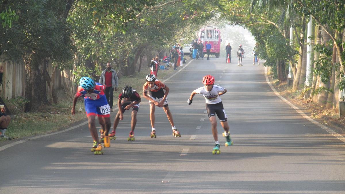 Sri Chaitanya Techno School Students Shines at Skating Competition in Belagavi