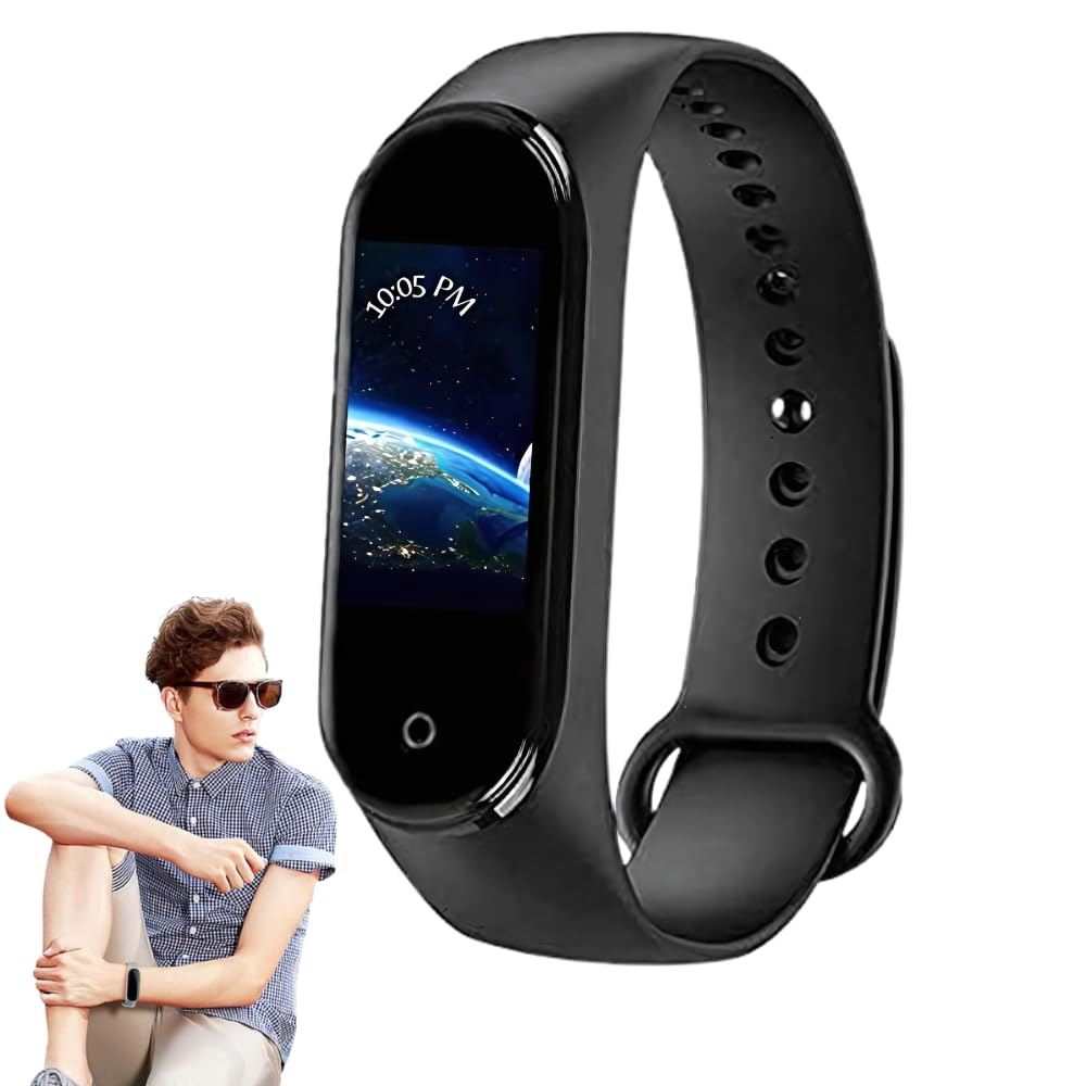 Drumstone 𝟏𝟓 𝐘𝐞𝐚𝐫𝐬 𝐆𝐮𝐚𝐫𝐚𝐧𝐭𝐞𝐞 M5 Smart Band, Activity Tracker Fitness Band, Sleep Monitor, Step Tracking, Heart Rate Sensor, Kids Smartwatch for Men, Women - Black - Digital Shop Now Drumstone 𝟏𝟓 𝐘𝐞𝐚𝐫𝐬 𝐆𝐮𝐚𝐫𝐚𝐧𝐭𝐞𝐞 M5 Smart Band, Activity Tracker Fitness Band, Sleep Monitor, Step Tracking, Heart Rate Sensor, Kids Smartwatch for Men, Women - Black