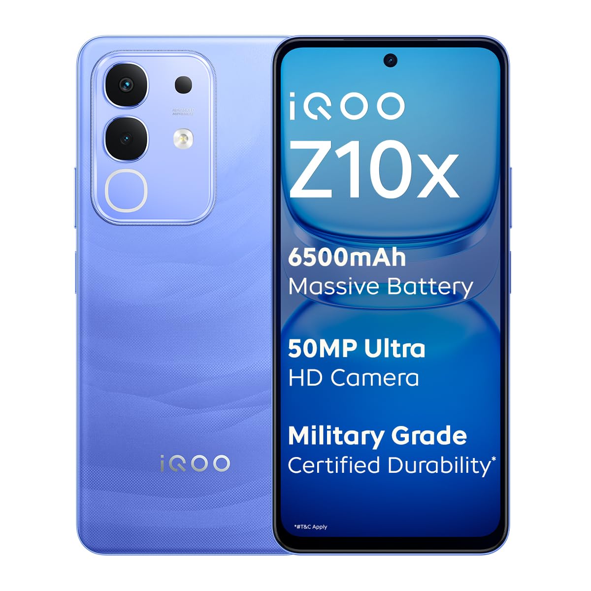 Iqoo Z10x 5g (ultramarine, 6gb Ram, 128gb Storage) | 6500 Mah Large Capacity Battery | Dimensity 7300 Processor | Military-grade Durability - Digital Shop Now Iqoo Z10x 5g (ultramarine, 6gb Ram, 128gb Storage) | 6500 Mah Large Capacity Battery | Dimensity 7300 Processor | Military-grade Durability