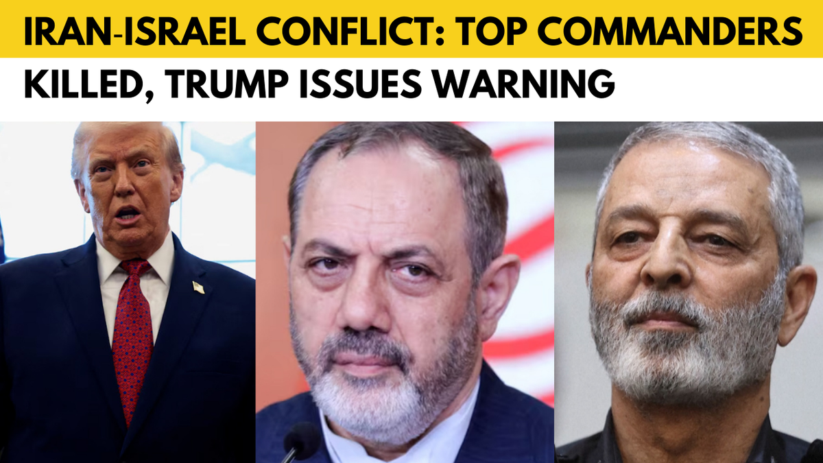 Trump Warns Iran As Top Generals Killed and Conflict Intensifies