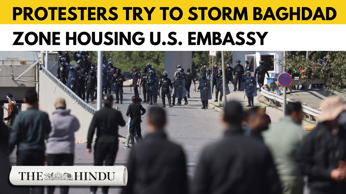 Watch: Iraqis Protest in Front of Baghdad’s Green Zone to Condemn Khamenei’s Killing - Digital Shop Now Watch: Iraqis Protest in Front of Baghdad’s Green Zone to Condemn Khamenei’s Killing