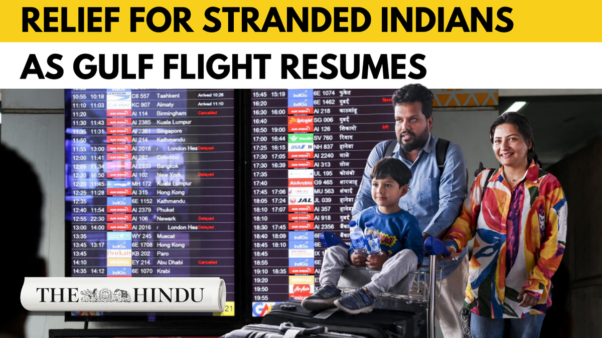 Watch: Stranded Indians Begin Returning As Gulf Flight Operations Resume